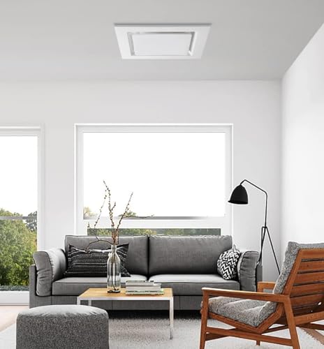 Nalle Ventilation Fan Ceiling Bathroom Exhaust Fan Extractor Fan (No Attic Access Required) (120 CFM 1.2 Sones) (Style B)
