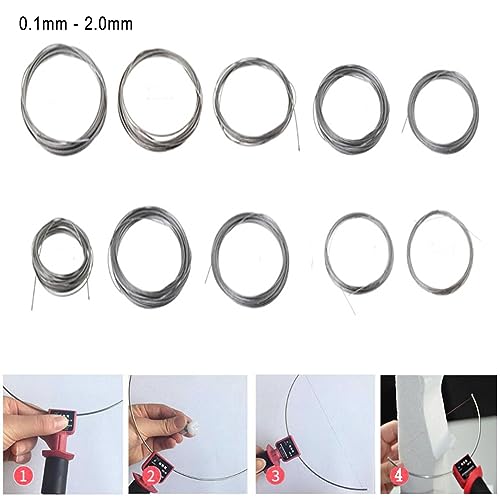 Nichrome High Temp Wire - 12 Gauge, Heat Resistant, General Purpose, Craft Wire (3Ft)