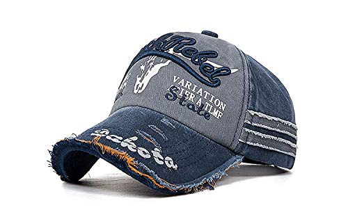 Image of Handcuffs Denim Stylish Cap for Men Women | Baseball Cap Adjustable Free Size | Sports Caps for Men & Women | Casual Gym Running Cricket Cap | Unisex Adult Summer Hat
