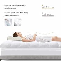 SameBed Mattress Topper Queen,Extra Thick Mattress Pad Cover for Back Pain,Cooling Mattress Protector with 8-21 Inch Deep Pocket,Overfilled Down Alternative Filling — image 6