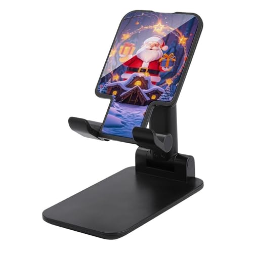 Support téléphone réglable Père Noël avec halo portable pour bureau