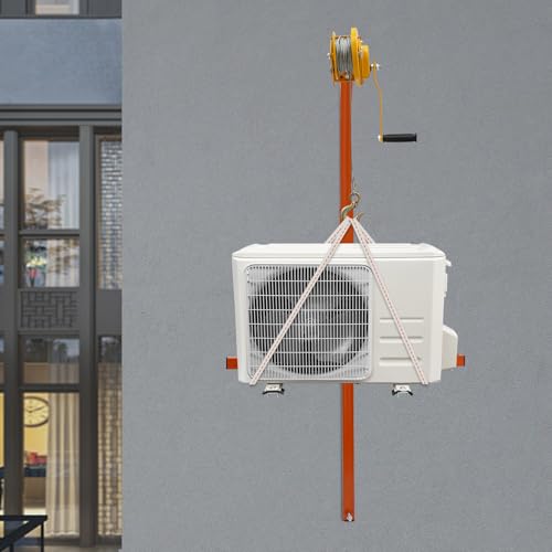 Grúa de elevación para aire acondicionado desmontable: herramienta portátil de 15m y carga 330 LB 4
