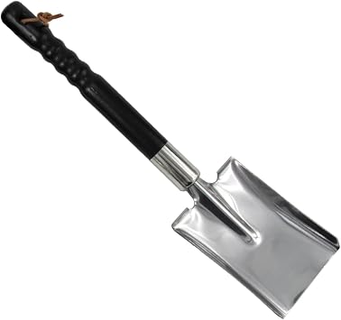 1Pc Durable Stainless Steel Gardening Spade Tool for Potted Plants Bonsai Supplies Ergonomic Design for Plant Care and Transplanting
