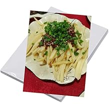 50Sheets 8x11.5" 180gsm Double-sided Glossy Photo Paper for Inkjet Printer Printing Coated Paper for Business Card, Menu, Design Draft Printing etc