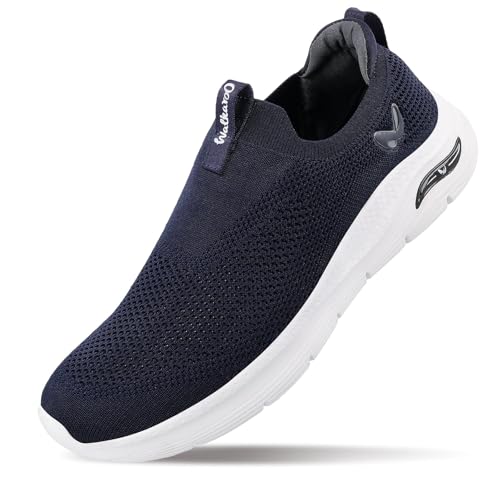 Image of WALKAROO Sports Shoes for Men's|Perfect for Walking,Gym Training and Casual Outfit|Cushioned Insole with EVA Outsole |Breathable Mesh Upper|WS9571