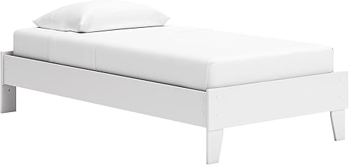 Miniatura 66 de Signature Design by Ashley Socalle Casual Twin Panel Platform Bed, Foundation or Box Spring Not Needed, Black Negro -,Blanco,Azul,Marrón miel,Beige