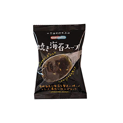 コスモス食品 フリーズドライ 化学調味料無添加 NATURE FUTURe　焼き海苔スープX15個