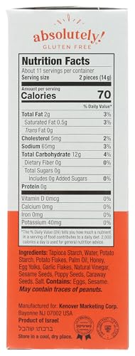 Image of Absolutely Gluten Free Everything Flatbread, 5.29 Ounce