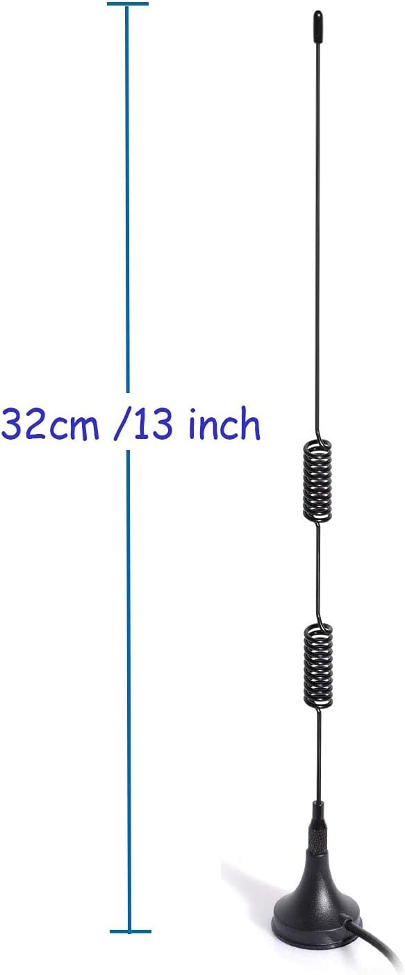 Bingfu Dual Band VHF UHF 136-174MHz 400-470MHz Ham Radio Antenna Handheld Two Way Radio Magnetic Base SMA Female Antenna for Kenwood Wouxun BaoFeng BF-F8HP UV-5R UV-82 BF-888S Ham Radio Walkie Talkie : Electronics