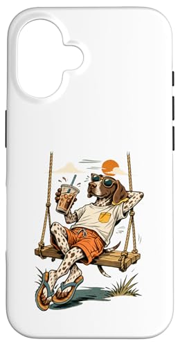 �X�C���ODIGOR�ŃA�C�X�R�[�q�[�����ރ|�C���^�[ �X�}�z�P�[�X iPhone 16 �p