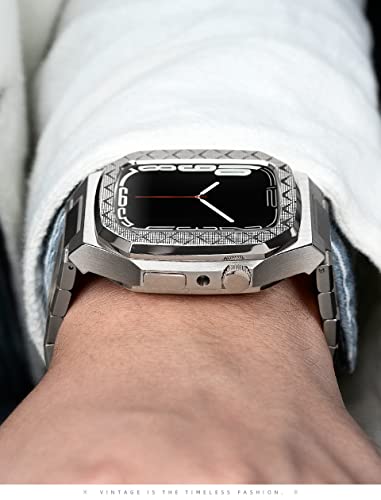 Kit modification Apple Watch boîtier métal et bracelet premium élégant - 3