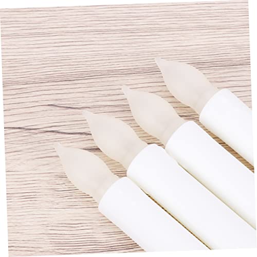 Bougies coniques sans flamme LED avec télécommande pour décoration de table - 5