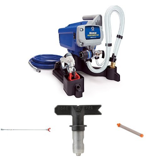 Graco Magnum Project Paint Plus Paint Sprayer Exterior Stain Kit with Tip Extension, Airless Spray Tip and Filter
