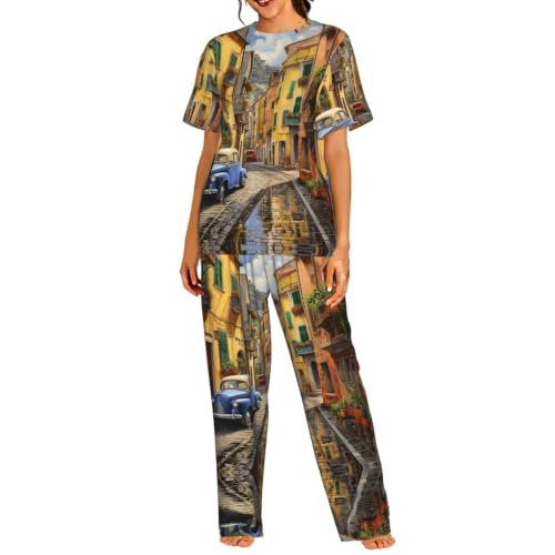Ensemble de détente 2 pièces femme résolvant l'inconfort nocturne avec ce pyjama doux