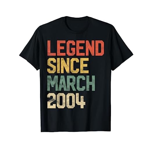 Leyenda desde marzo de 2004 - Regalo de 17 años de edad Camiseta