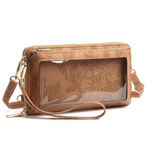 GOIACII Phone Purse Crossbody Bags for Women Small Travel Wallet Touch Screen RFID Blocking by GOIACII - Used condition - Image 8