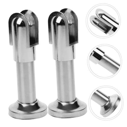Support de cloison toilettes inox x4 pour fixations de WC publics - 6