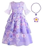 JerrisApparel Disfraz Isabela Niñas Vestidos Fiesta (120, Estilo 2)