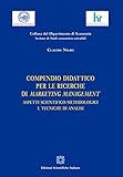 Compendio Didattico Per Le Ricerche Di Marketing Management