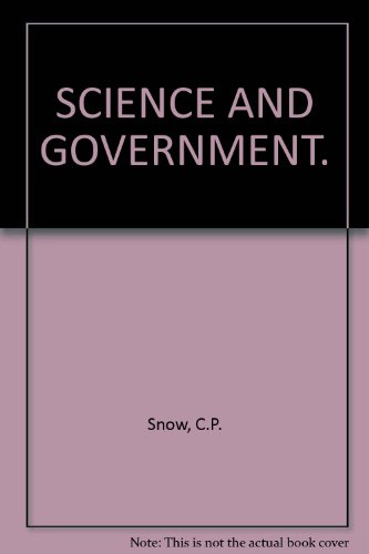 Science and Government B0006DA5E2 Book Cover