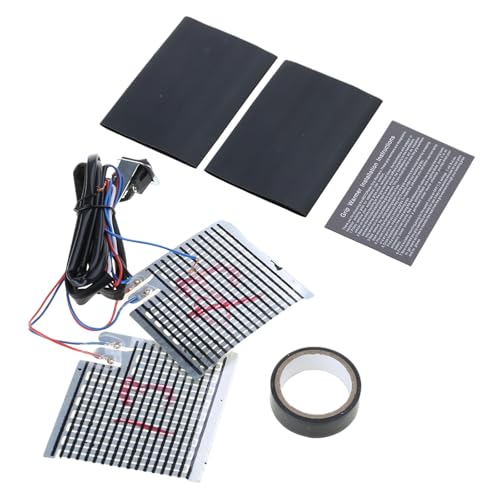 Guantes de manillar de motocicleta con calefacción USB, calentador de manos, almohadilla de agarre de invierno, temperatura ajustable, calentamiento rápido