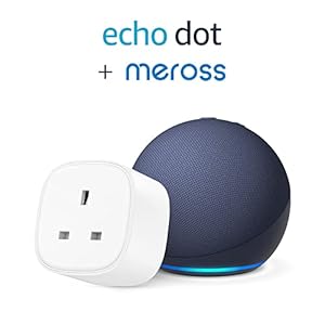 All-new Echo Dot (5th generation, 2022 release), Deep Sea Blue + Meross Smart Plug, Works with Alexa – Smart Home…