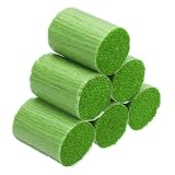 PATIKIL Knüpfgarn, Knüpfgarn, Knüpfhaken-Set, Garn, vorgeschnittene Haken, Teppiche, Garnherstellung, Häkelbündel für Knüpfhaken, Teppich, Erwachsene, Anfänger, Tapisserie, DIY, Handwerk, Grün, 20