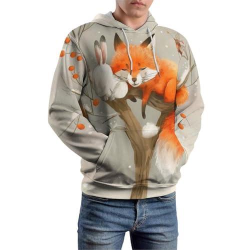 Sweat à capuche lapin aux finitions soignées imprimé graphique doux taille S - 6