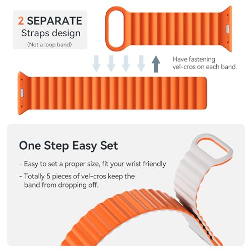 44mm Charger Power Bank Case with Watch Band USB C, for iWatch Charger Fast Charging, 1200mAh Compatible with Apple Watch Series 9/8/7/6/5/4/3 SE 45mm 44mm 42mm - Image 6