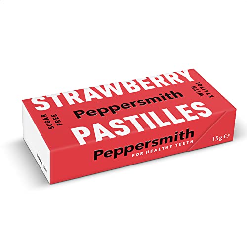 Peppersmith Strawberry Dental Mints 12X15G #TOP1
