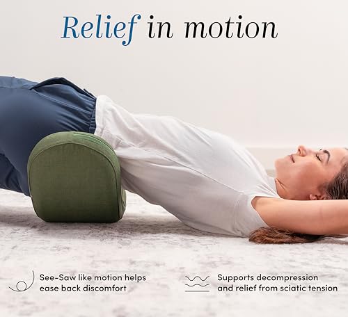 Halo Lumbar Massage Stretcher with 8 Acupressure Nodes for Waist, Hip, and Back Pain Relief, Ergonomically Designed for Active Stretching, Recovery Gift - Image 4
