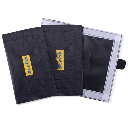Protection de leurres de pêche nylon canne accessoire rangement lot de 3 Dr.Fish noir