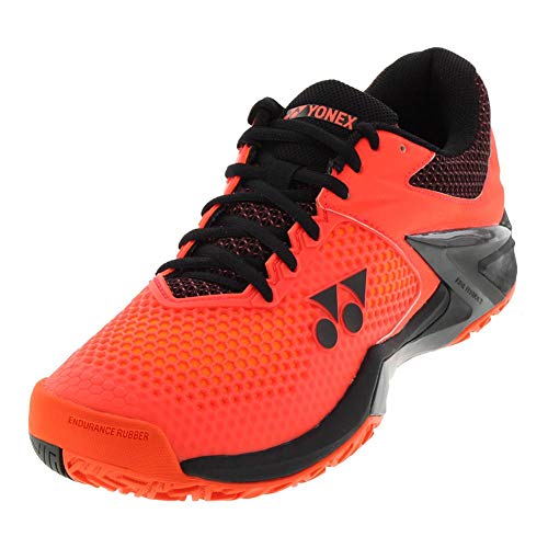 Yonex Men`s Power Cushion Eclipsion 2 New York Tennis Shoes Orange and Black (7.5 - TennisExpress)