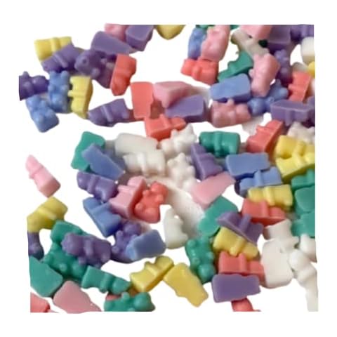 Mini Soaps, Gummy Bear, Handmade, Decorative, 2 Oz Individual Bag (Juicy Pear) Cover