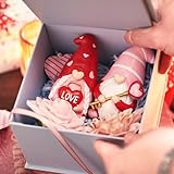 Valery Madelyn Valentine's Day Decorations, 2pcs Gonk Decorations, Table Decor, Resin Garden Gnome Ornaments Outdoor, Valentine Gift for Her, 11cm - Image 3