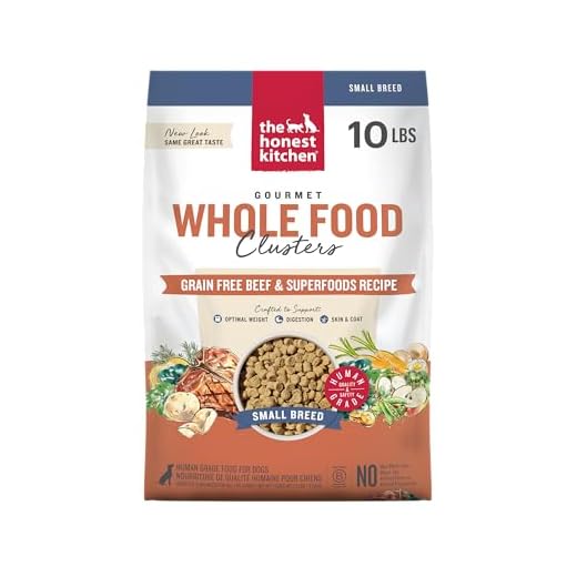 The Honest Kitchen Whole Food Clusters Small Breed Grain Free Beef Dry Dog Food, 10 lb Bag