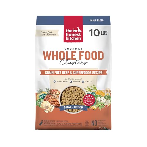 The Honest Kitchen Whole Food Clusters Small Breed Grain Free Beef Dry Dog Food, 10 lb Bag