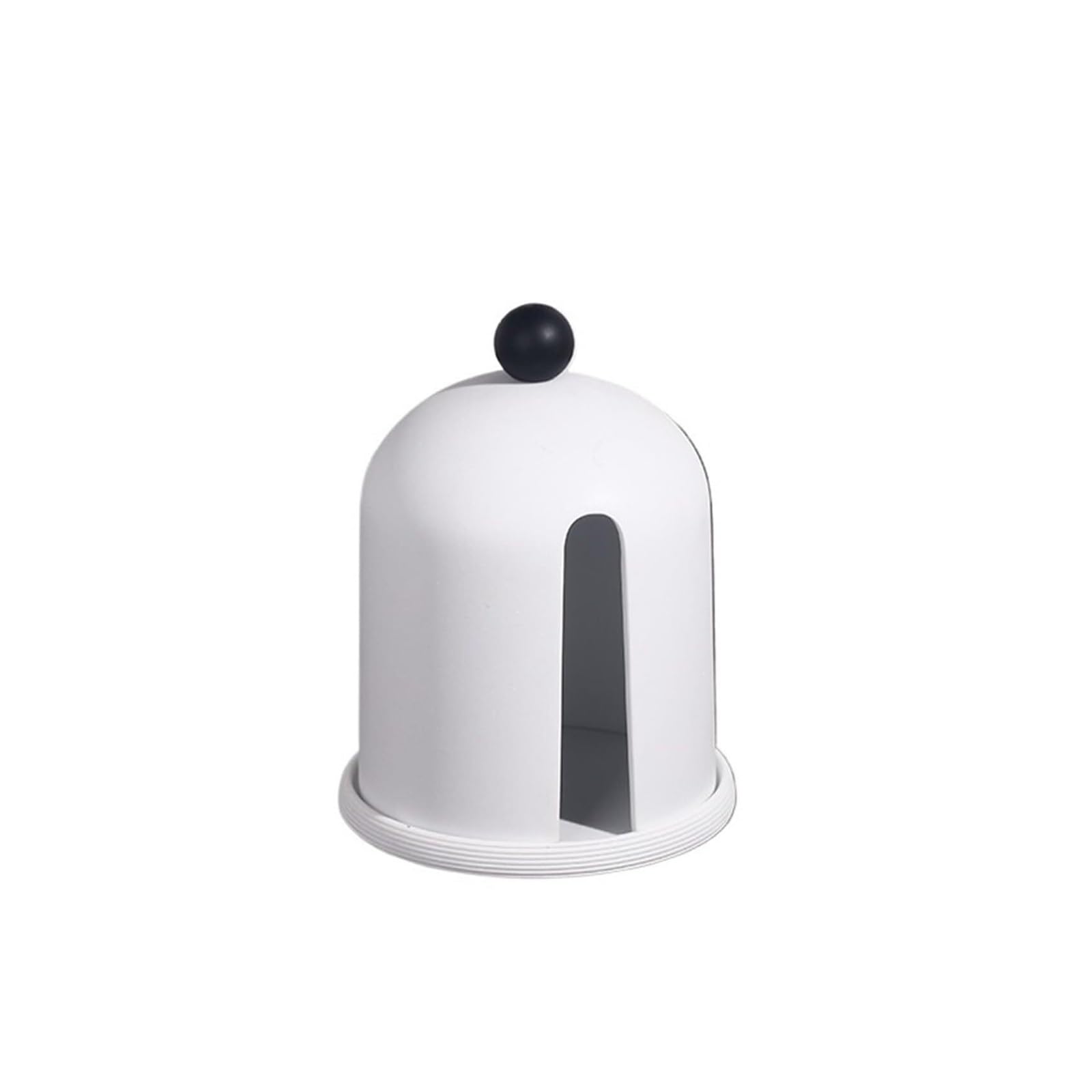 Tissue Dispenser Box Tissue Box Cover Living Room Sandstone Hotel Restaurant Creative Desktop Napkin Apartment Must Haves(White)