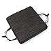 GGoty Cuscino per sedia spesso 5/8 cm, quadrato, per sedia da pranzo, sgabello, antiscivolo, per casa, scuola, sedia (28 x 28 x 5 cm, grigio scuro)