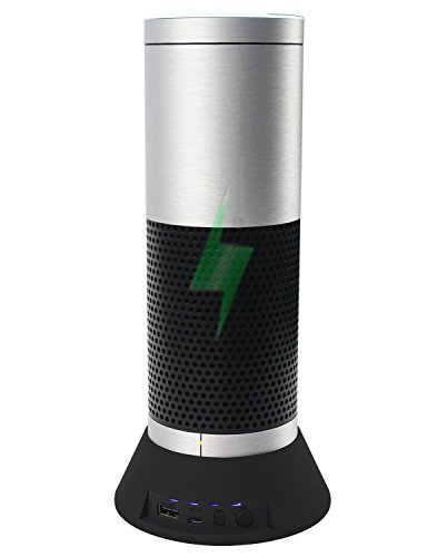YutaoZ Battery Base Specially for The Echo - Make Your Echo Much Steady, Free of Adapter and Even Charge Other Mobile Device with Built in Battery