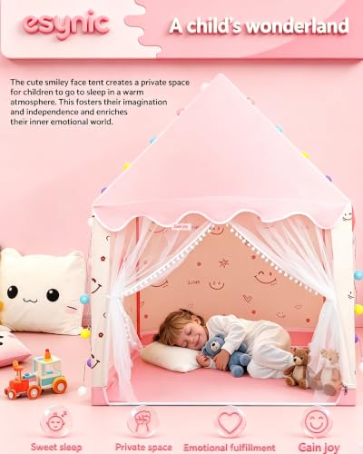 Tienda campaña infantil eSynic para exterior e interior con luces mágicas 3