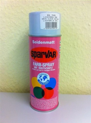 Sparvar 6099149 Lackspray RAL 7035 Leuchtgrau 400ml halbmatt