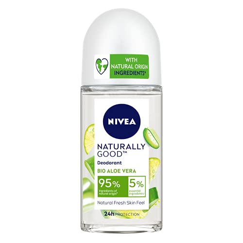 Nivea Bio Aloe Vera, Deodorant Roll on for Women, 50 ml