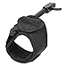 minifinker Sangle de Poignet Arc gâchette Polyester avec Bande de Poignet 360 ° sans Couture Rotation de tir Chasse flèches Force, pour Arc composé(Black)