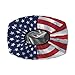 JOAIFO Vehicle Winch Cover Universal Winch Protection Cover All-Weather Automotive Winch Accessories Ideal for Electric Winches Cover American Flag Transparent Butterfly