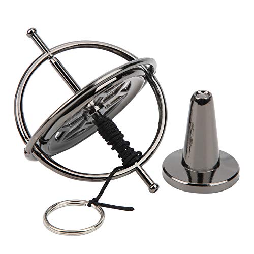 CHICIRIS Gyroscope Toy Compact Zine Alloy Gyroscope Stress Relief Fingertip AntiGravity Decompression Toy