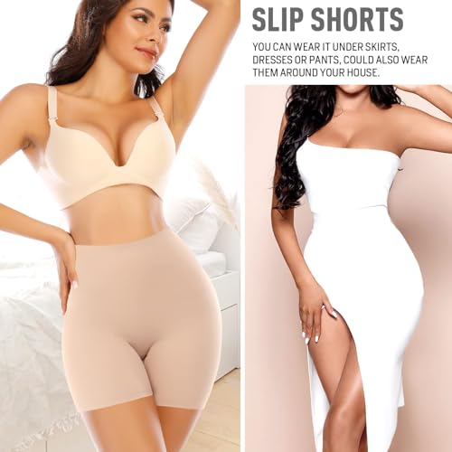 Image of ALYNE Seamless Shaping Boyshorts Panties for Women - Slip Shorts Under Dress with Control & Comfortable Under Shorts