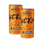 KatKin Chicken Nibbles 2 Pack (2x50g Tubes): Freeze-Dried Cat Treats Made With 100% Fresh Breast - Delicious and Nutritious Treats for Cats and Kittens - Made in the UK