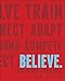 Believe Training Journal Classic Red