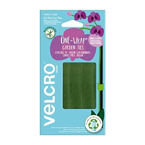VELCRO 12 Twist Ties for Plants Cover